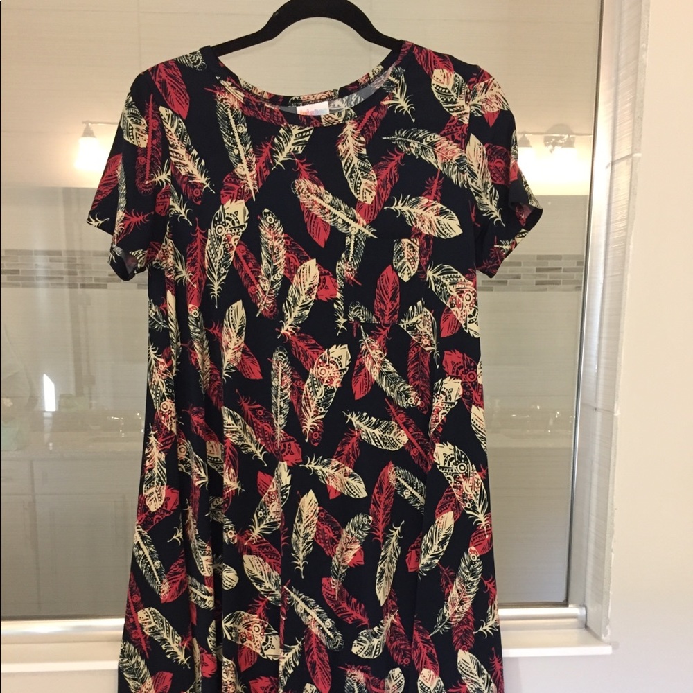 XS Feather Slinky LuLaRoe Carly Dress